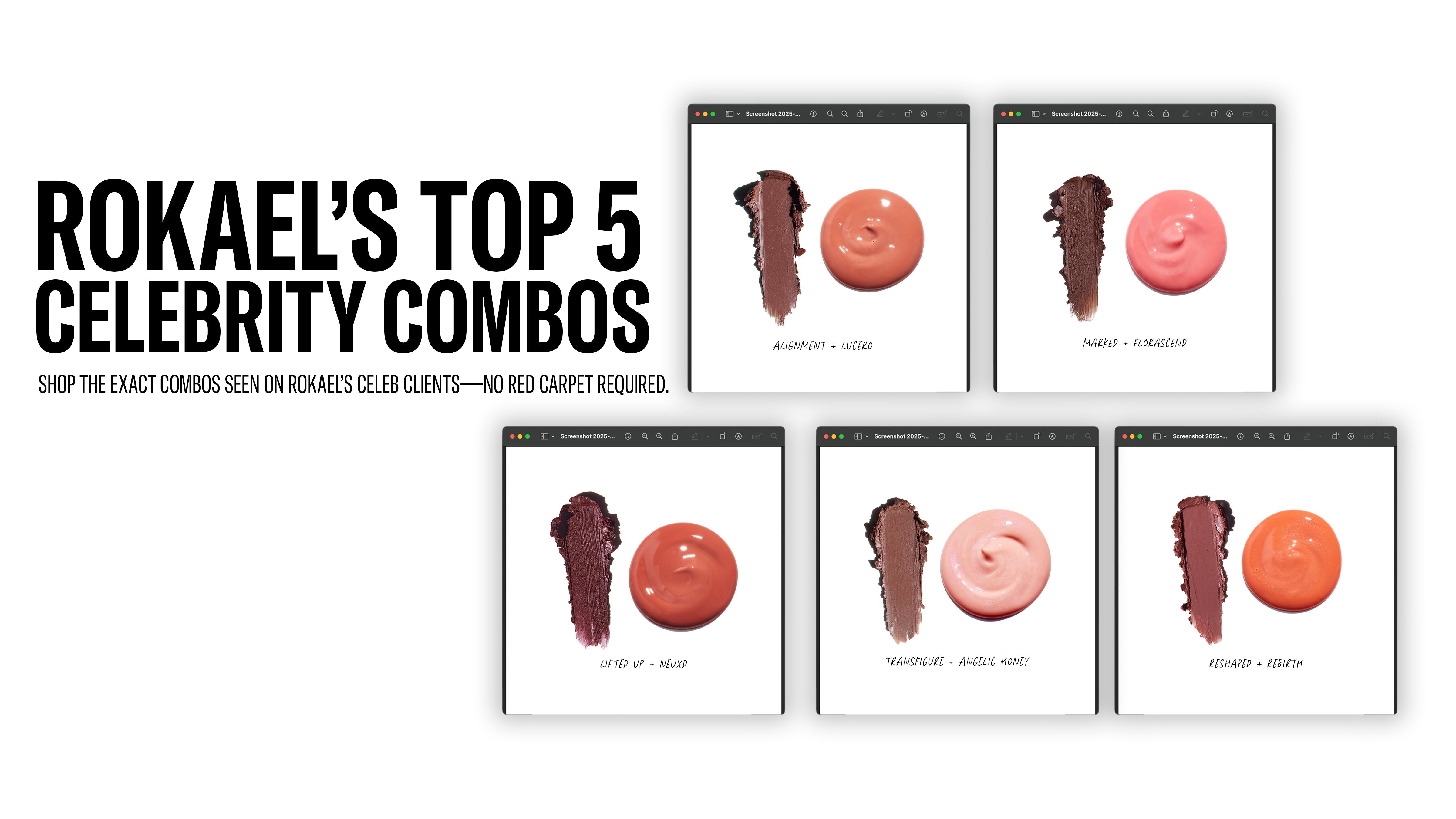 Rokael’s Curated Celebrity Lip Combos Now $20 — Limited Time Only